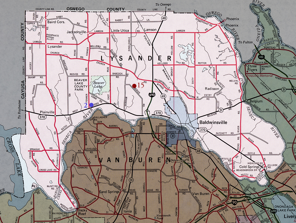 Town of Lysander Map